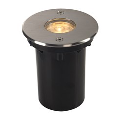 DASAR LED LV vloerinbouwarmatuur, rond, roestvrij staal 316, 6,5 W , 3